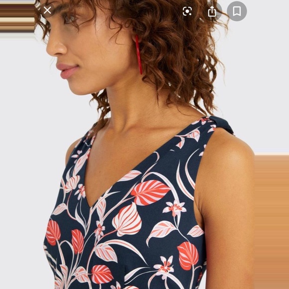 Draper James Knot Shoulder Dress - Picture 3 of 3